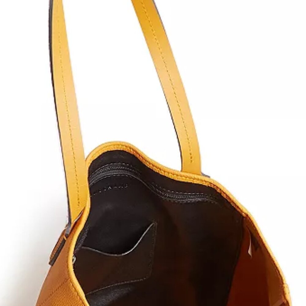 Longchamp Essential Leather Tote in Orange/Silver - Picture 16 of 16